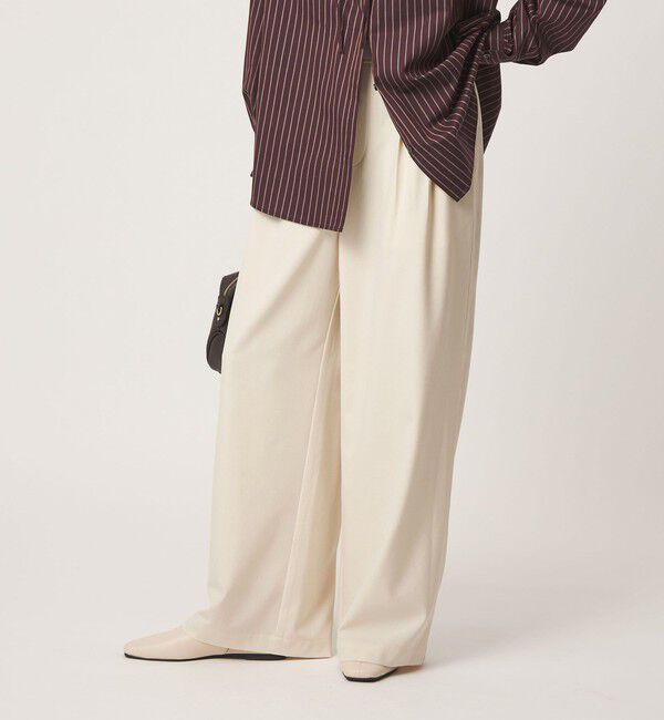 UNITED ARROWS green label relaxing「［size SHORT/TALLあり］オルマイ ツイル ワイド パンツ オフホワイト」|その他|