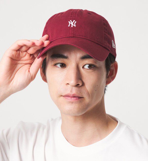 UNITED ARROWS green label relaxing「【別注】＜NEW ERA＞GLR ミニ NY 9TWENTY キャップ」|キャップ・キャスケット|RED