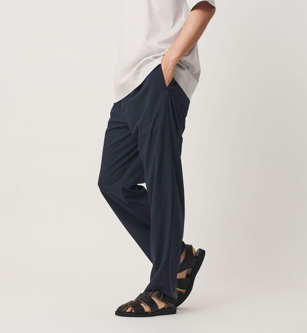 BEAUTY&YOUTH UNITED ARROWS「クール 1プリーツ テーパード スラックス NO.7 接触冷感 ヨコストレッチ」|チノ|