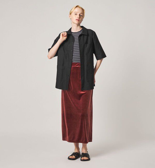 STEVEN ALAN「＜Steven Alan＞コットン サファリ シャツ」|シャツ・ブラウス|