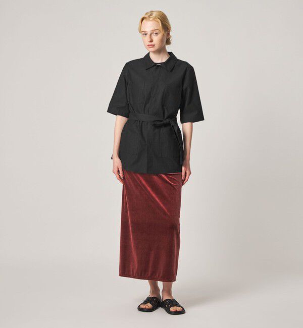 STEVEN ALAN「＜Steven Alan＞コットン サファリ シャツ」|シャツ・ブラウス|