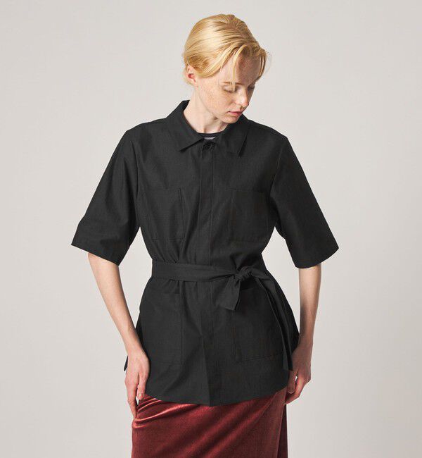 STEVEN ALAN「＜Steven Alan＞コットン サファリ シャツ」|シャツ・ブラウス|