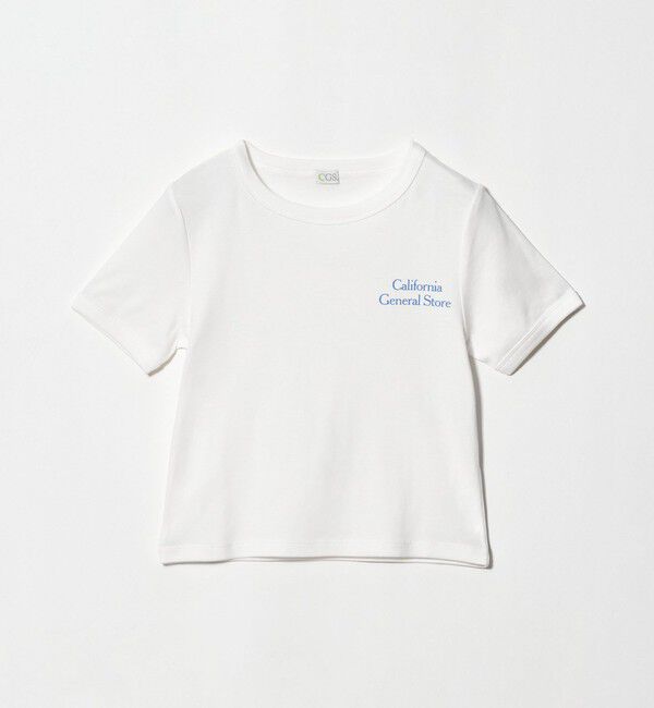 California General Store「＜CGS.＞ロゴ プリント Tシャツ ウィメンズ」|Tシャツ・カットソー|OFF WHITE