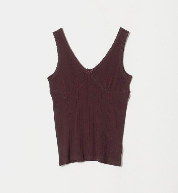 BEAUTY&YOUTH UNITED ARROWS「【別注】＜PALM＞Vネック ノースリーブトップス」|タンクトップ|MD.BROWN