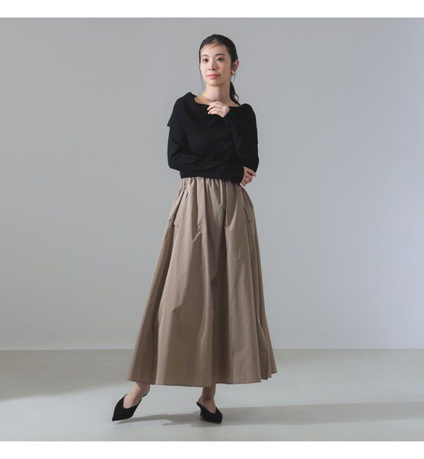 Demi-Luxe BEAMS 「オフショルダー プルオーバーニット」|ニット・セーター|