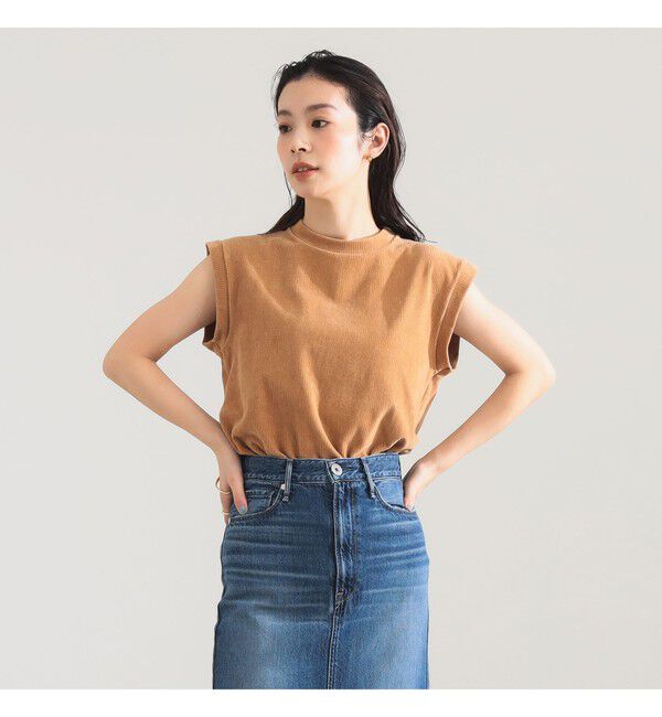 Demi-Luxe BEAMS 「MAISON CORNICHON / スリーブレス Tシャツ」|Tシャツ・カットソー|