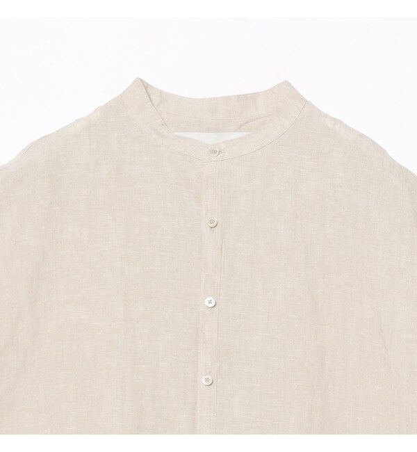 Demi-Luxe BEAMS 「TICCA / リネン フレンチスリーブ シャツ」|シャツ・ブラウス|