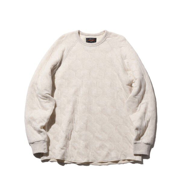 BEAMS PLUS「MIL Quilt Crew」|Tシャツ・カットソー|OATMEAL