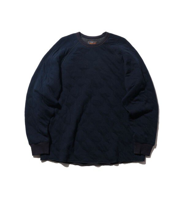 BEAMS PLUS「MIL Quilt Crew」|Tシャツ・カットソー|NAVY
