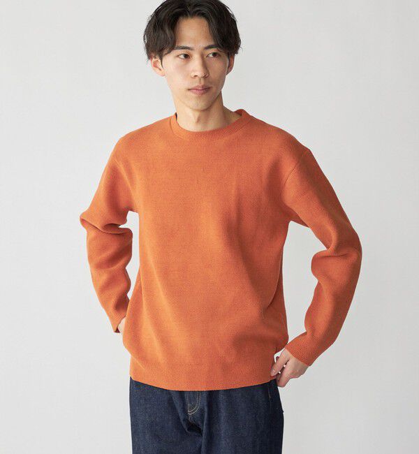 SHIPS「SHIPS:  〈手洗い可能〉 モール クルーネック ロングスリーブ」|Tシャツ・カットソー|