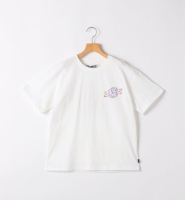 SHIPS KIDS「ARCH&LINE:155～165cm / オーガニックコットン プリント Tシャツ」|Tシャツ・カットソー|ライトホワイト