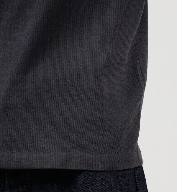 TOMORROWLAND MENS「TOMORROWLAND tricot シーアイランドコットン ハーフスリーブクルーネックニット」|ニット・セーター|