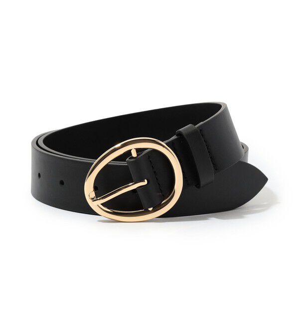 TOMORROWLAND GOODS「LEFIJE エッグバックル ベルト」|ベルト|19 ブラック