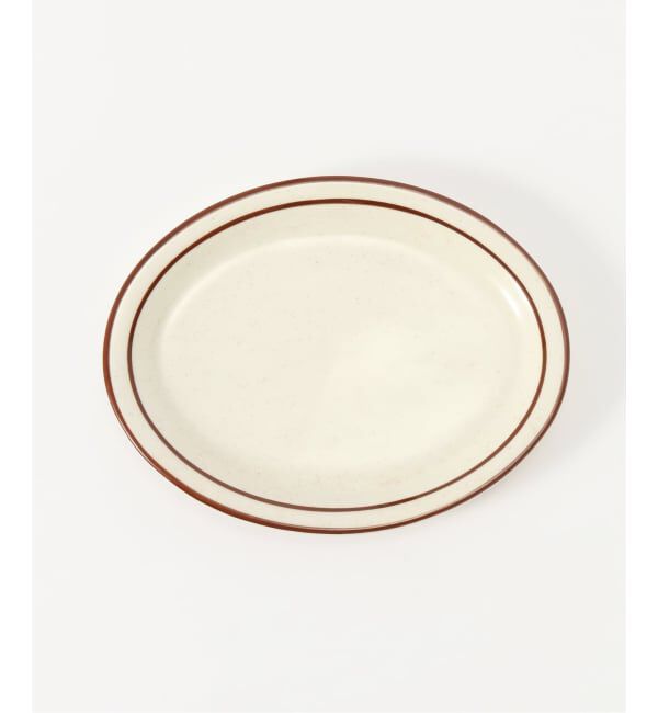 ACME「【TUXTON/タクストン】 OVAL PLATE 24cm BR」|食器・キッチングッズ|
