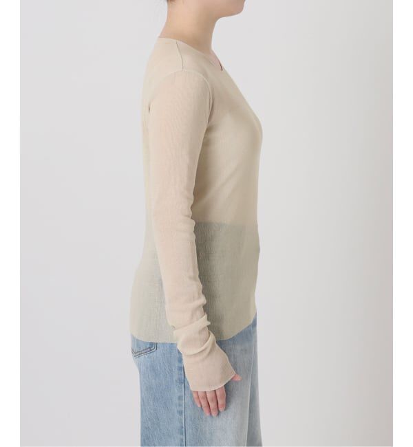 Plage「《追加》Mesh Sheer ロンT 6」|Tシャツ・カットソー|