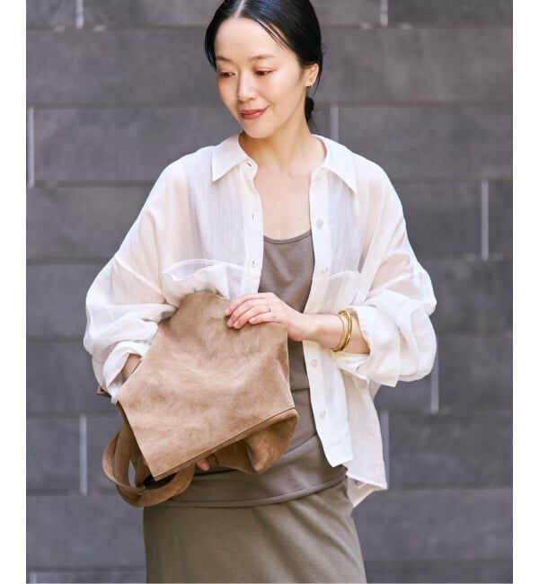 Plage「《追加》RAMIE LYOCELL CROPPED シャツ 3」|シャツ・ブラウス|