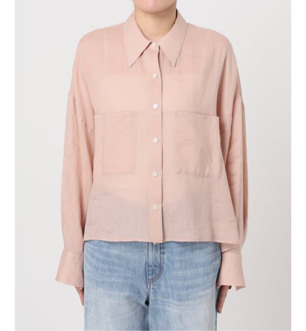 Plage「《追加》RAMIE LYOCELL CROPPED シャツ 3」|シャツ・ブラウス|