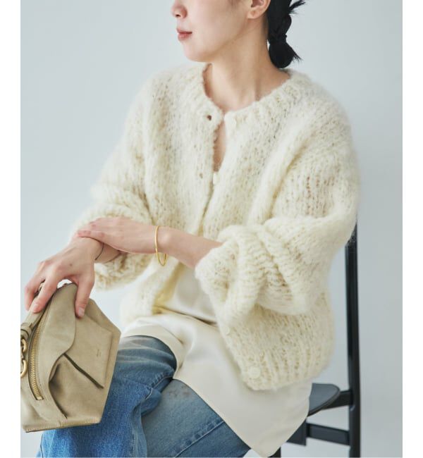 Plage「《予約》HAND KNIT ジャンボタム カーディガン」|カーディガン|
