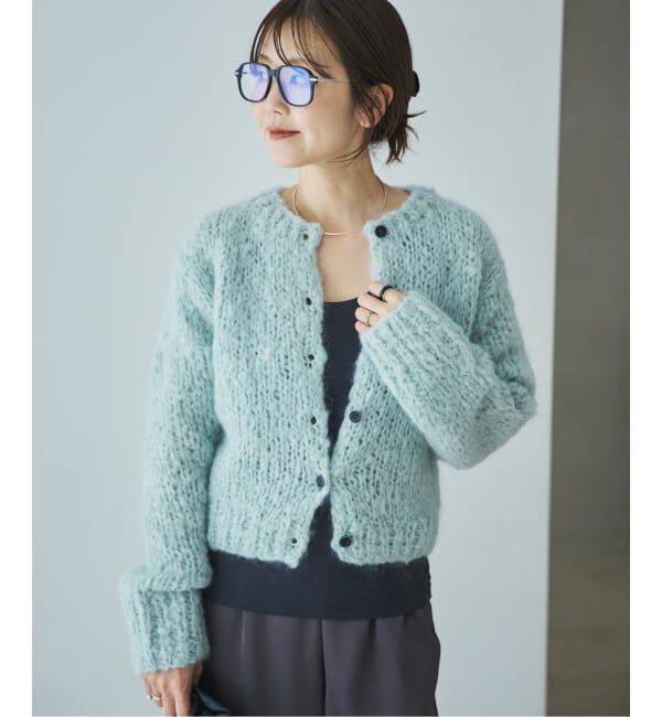 Plage「《予約》HAND KNIT ジャンボタム カーディガン」|カーディガン|