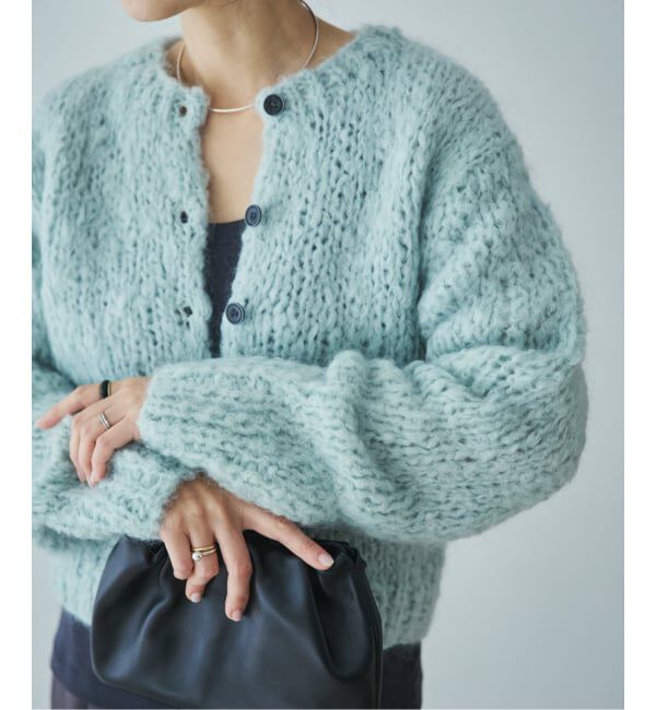 Plage「《予約》HAND KNIT ジャンボタム カーディガン」|カーディガン|