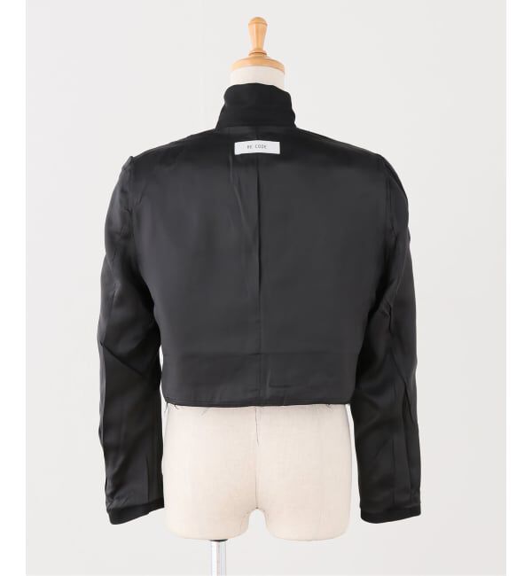 IENA「RE CORD/リコード Raw Edged Detail Crop Jk ジャケット RJJAX26999BKX」|その他|