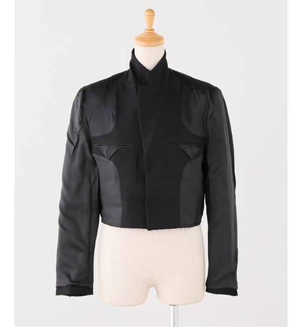 IENA「RE CORD/リコード Raw Edged Detail Crop Jk ジャケット RJJAX26999BKX」|その他|
