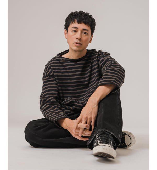 EDIFICE「SAINT JAMES (セントジェームス) 別注 ウエッソン ルーズ ボーダー」|Tシャツ・カットソー|