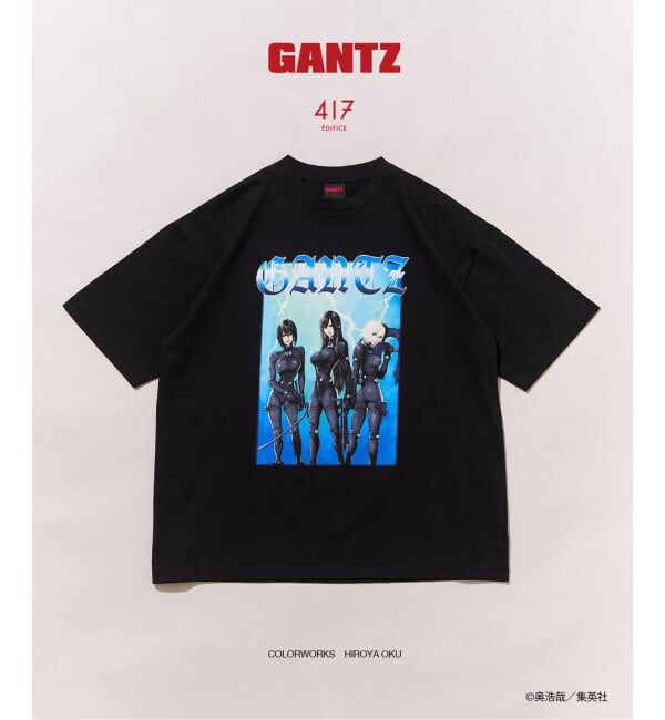 417 EDIFICE「GANTZ / ガンツ 417別注『COLOR WORKS』Tシャツ」|Tシャツ・カットソー|ブラック