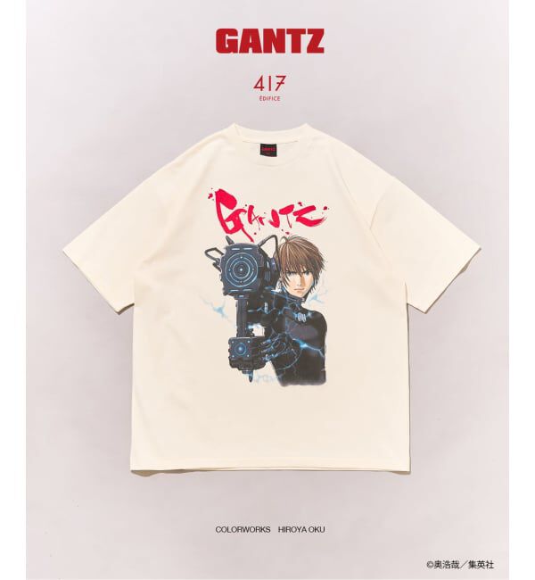417 EDIFICE「GANTZ / ガンツ 417別注『COLOR WORKS』Tシャツ」|Tシャツ・カットソー|ナチュラル A