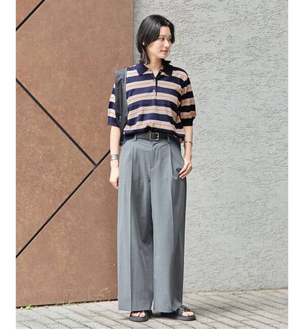 JOURNAL STANDARD「ウォッシャブル ポロシャツ」|ニット・セーター|