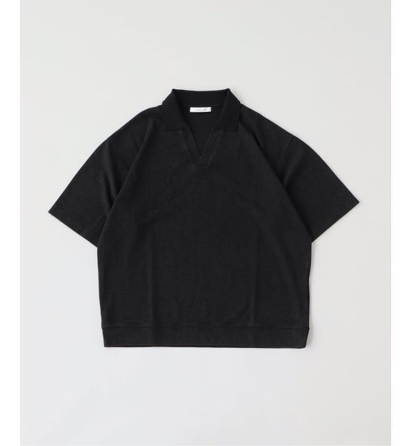 JOURNAL STANDARD「ダブル フェイス ニット スキッパー」|Tシャツ・カットソー|ブラック