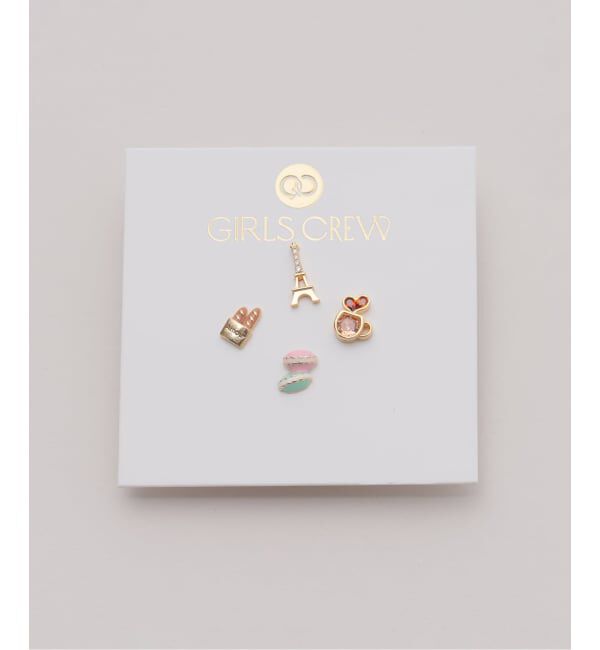 journal standard L'essage「《WEB限定》Girlscrew/ガールズクルー Cafe de Paris ピアス(4ピース1セット)」|ピアス|