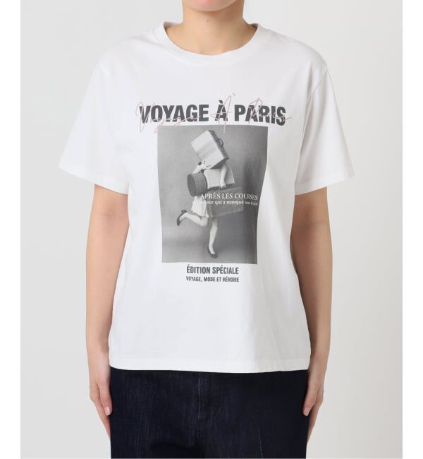 U by SPICK&SPAN「《WEB限定 / 追加》TRICOMER VOYAGE A PARIS GIRL TEE 2」|Tシャツ・カットソー|