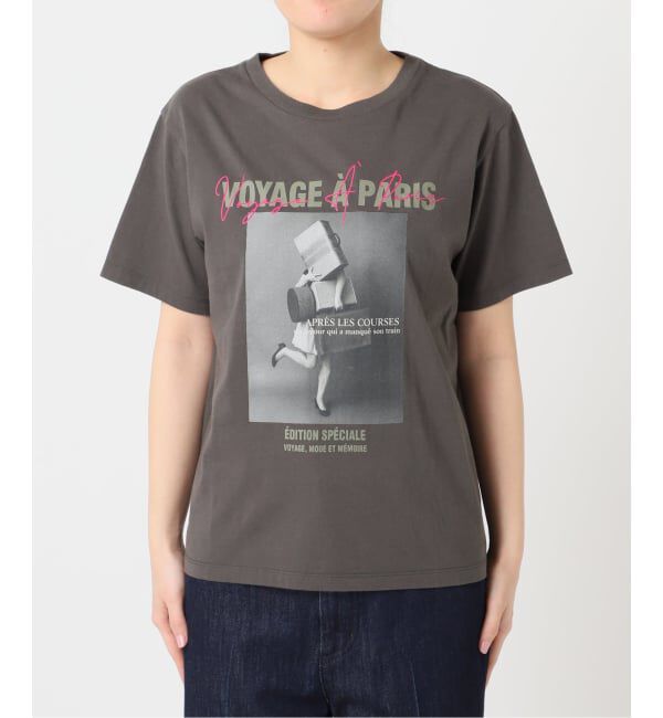 U by SPICK&SPAN「《WEB限定 / 追加》TRICOMER VOYAGE A PARIS GIRL TEE 2」|Tシャツ・カットソー|
