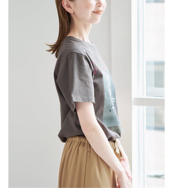 U by SPICK&SPAN「《WEB限定 / 追加》TRICOMER VOYAGE A PARIS GIRL TEE 2」|Tシャツ・カットソー|