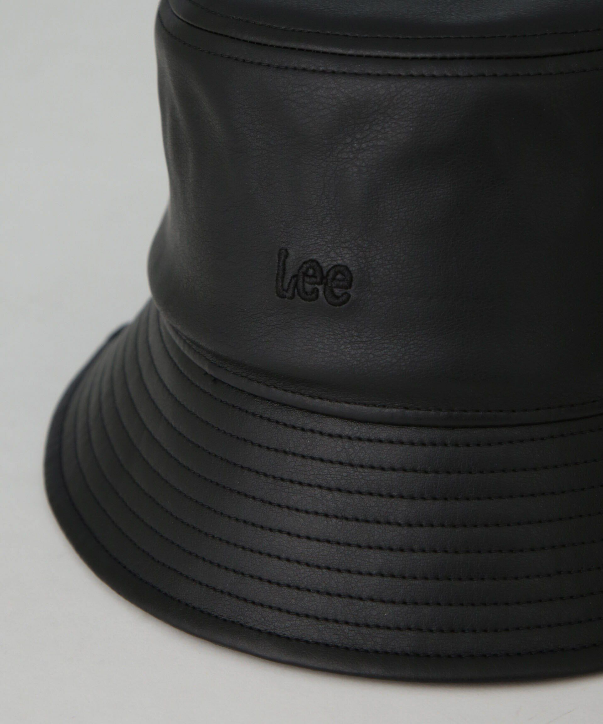 nano･universe「Lee/LE BUCKET FAUX LEATHER」|キャップ・キャスケット|