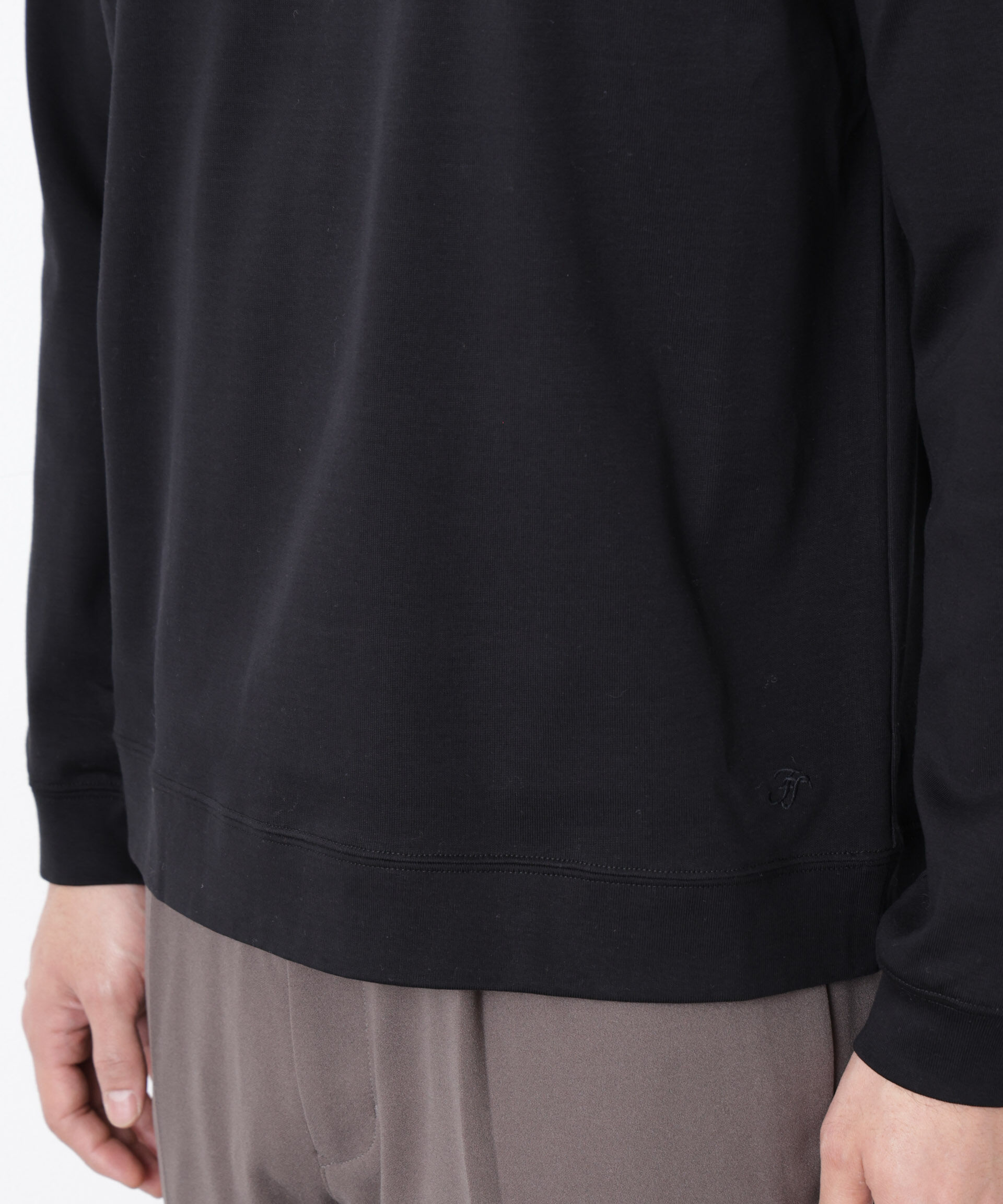 nano･universe「「FORMAL JERSEY」クルーネックカットソー長袖」|Tシャツ・カットソー|