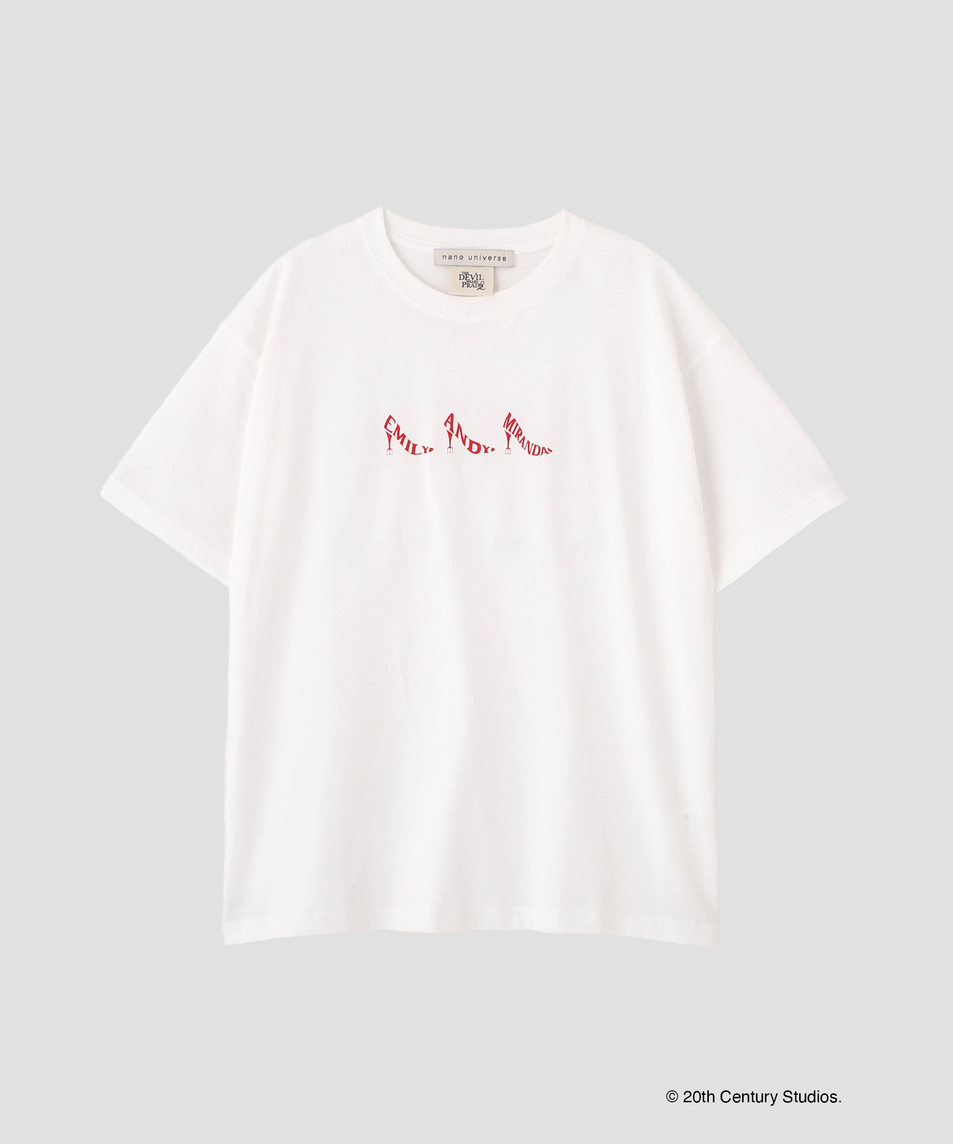 nano･universe「『プラダを着た悪魔2』 / TシャツB」|Tシャツ・カットソー|ホワイト