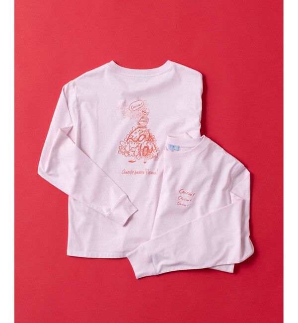 組曲「【Flower Collection】プリントロングTシャツ」|Tシャツ・カットソー|