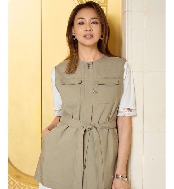 自由区「【SHIHOさん着用】コンパクトハイゲージフリンジ Tシャツ」|Tシャツ・カットソー|オフ
