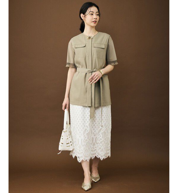 自由区「【SHIHOさん着用】コンパクトハイゲージフリンジ Tシャツ」|Tシャツ・カットソー|