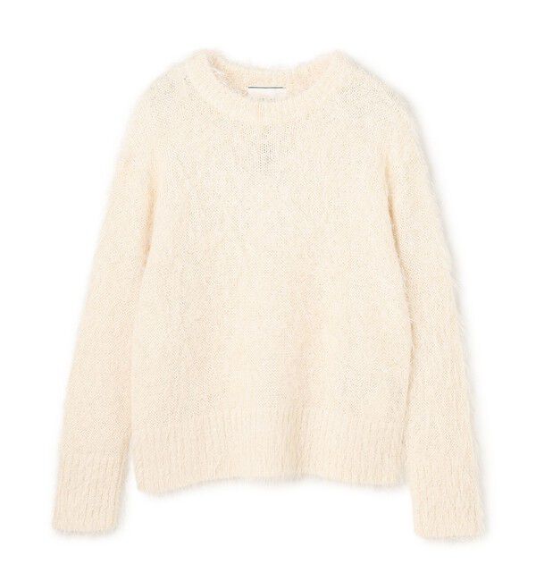 BEIGE,「WERNER / ファンシーヤーンヘアリーニットプルオーバー」|ニット・セーター|