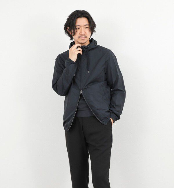NOLLEY'S goodman「【HERNO】MICRO RIPSTOP NYLON HOODIE」|ブルゾン・スタジャン|