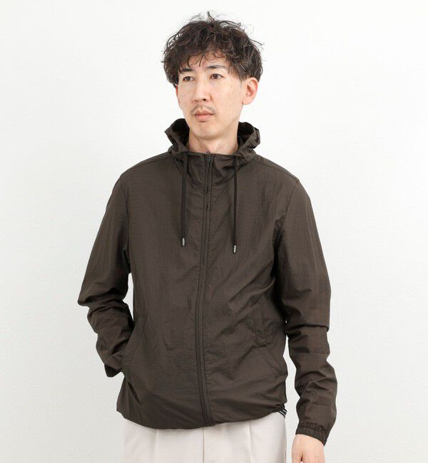 NOLLEY'S goodman「【HERNO】MICRO RIPSTOP NYLON HOODIE」|ブルゾン・スタジャン|