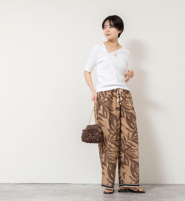Rie Miller「ブロックプリントイージーパンツ」|その他|