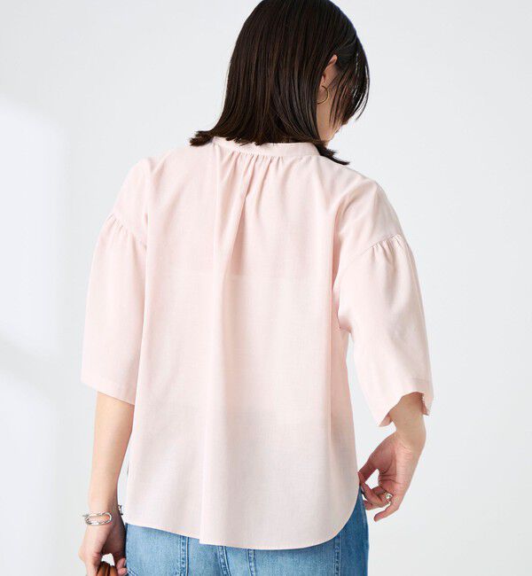 NOLLEY'S「【BECシリーズ】ウォッシャブル袖2ＷAYシアーボイルブラウス」|シャツ・ブラウス|