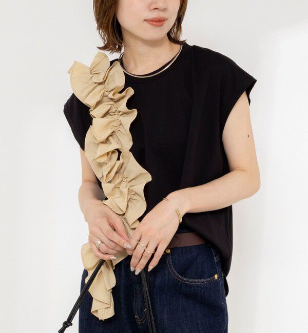 NOLLEY'S「【WEB限定】フリルTシャツ」|Tシャツ・カットソー|