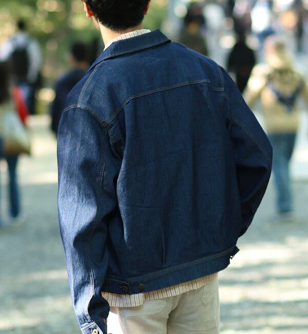 GLOSTER「【軽量ストレッチ】メッシュデニム3rdタイプジャケット」|デニムジャケット|