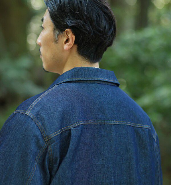GLOSTER「【軽量ストレッチ】メッシュデニム3rdタイプジャケット」|デニムジャケット|