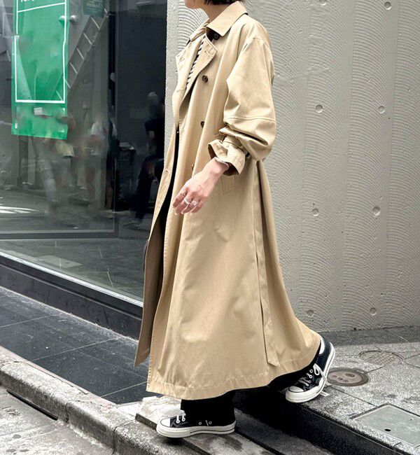 fredy emue「【発売のたび即完売】袖ボリュームトレンチコート」|トレンチコート|